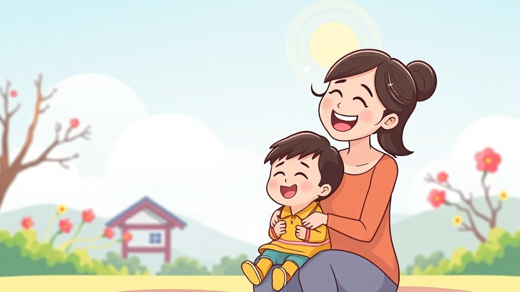 서울시 추가 육아 지원 정책 (cartoon 스타일)