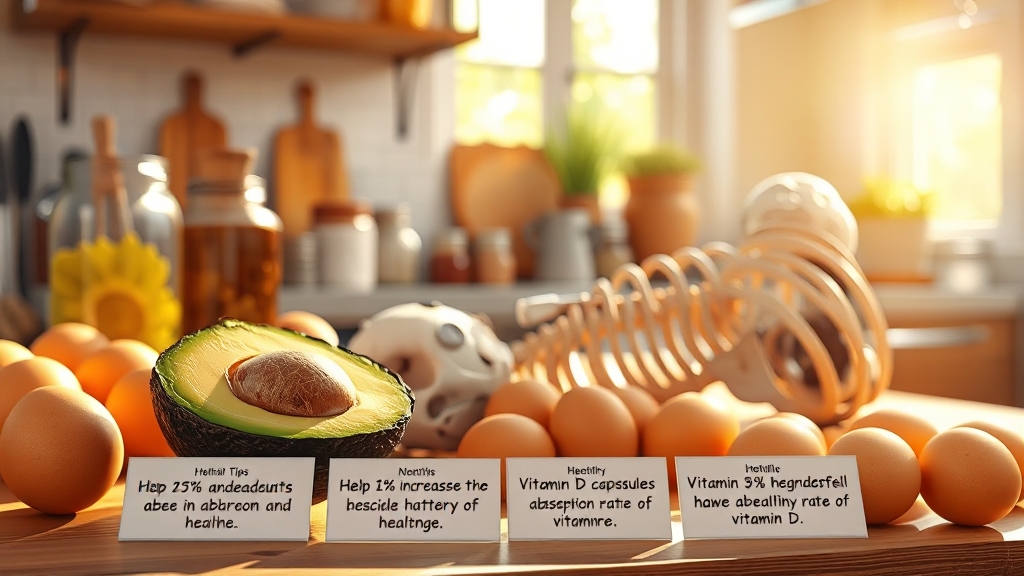 비타민D 섭취 꿀팁 (realistic 스타일)