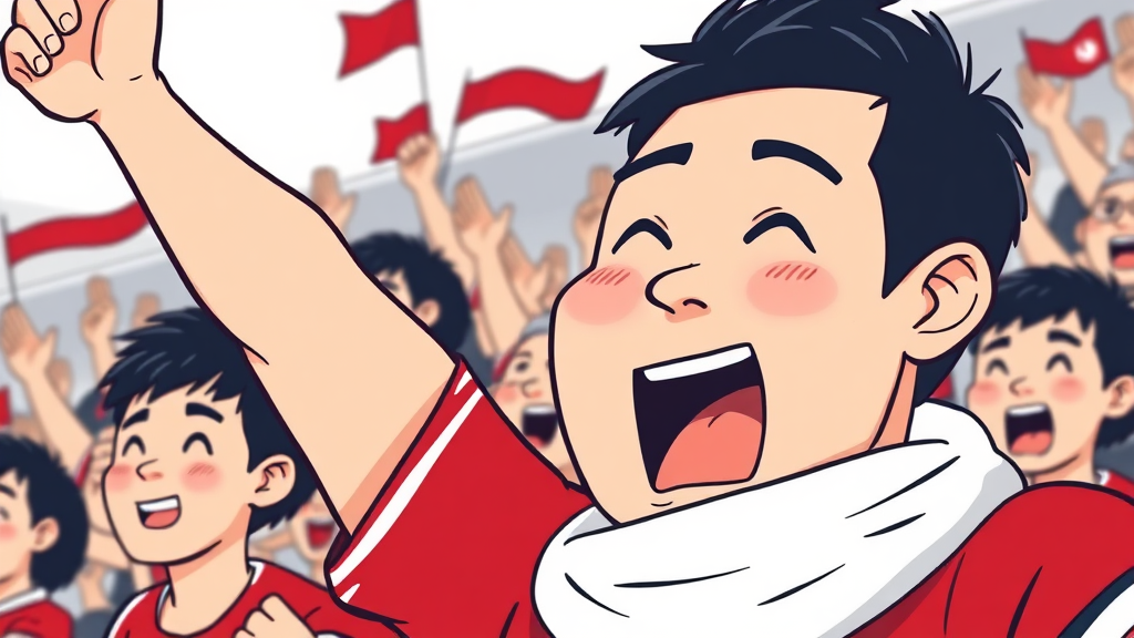 A조 상대국 전력 분석 (cartoon 스타일)