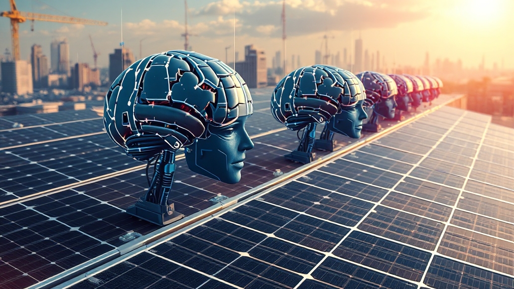 태양광, AI 사업 성장 가능성은? (realistic 스타일)