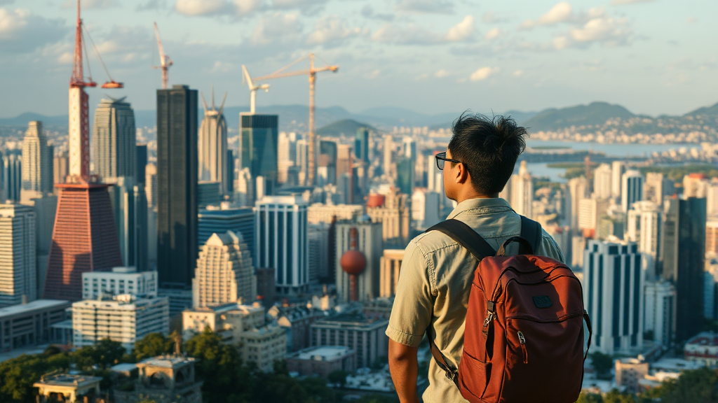 해외 결제 시장의 미래와 전망 (realistic 스타일)