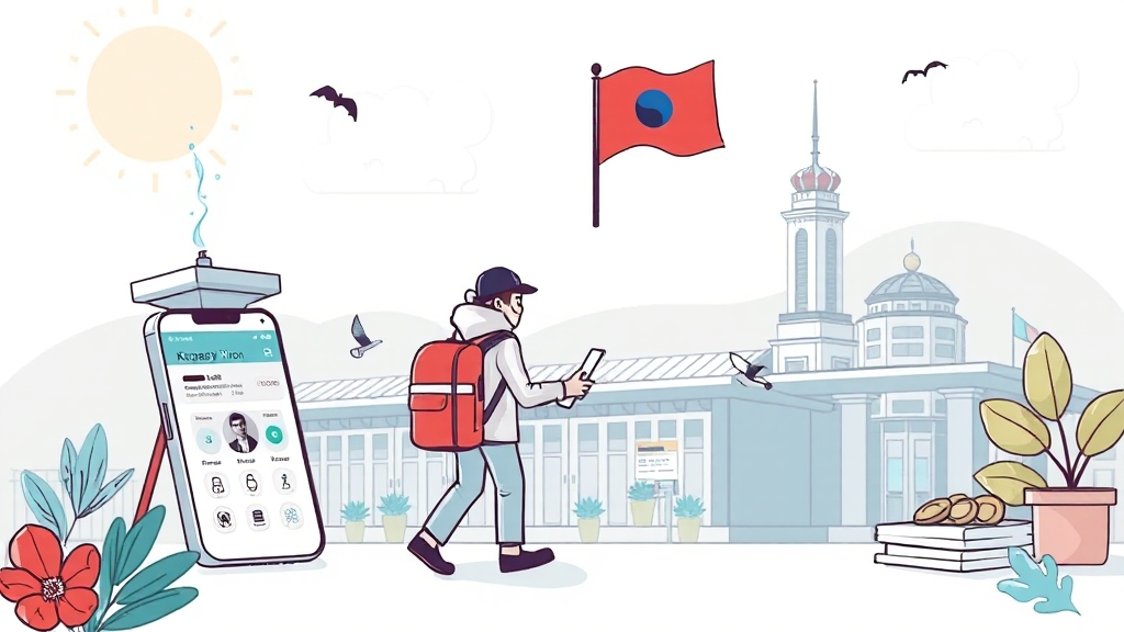 환전 시 주의사항 & 실전 팁 (illustration 스타일)