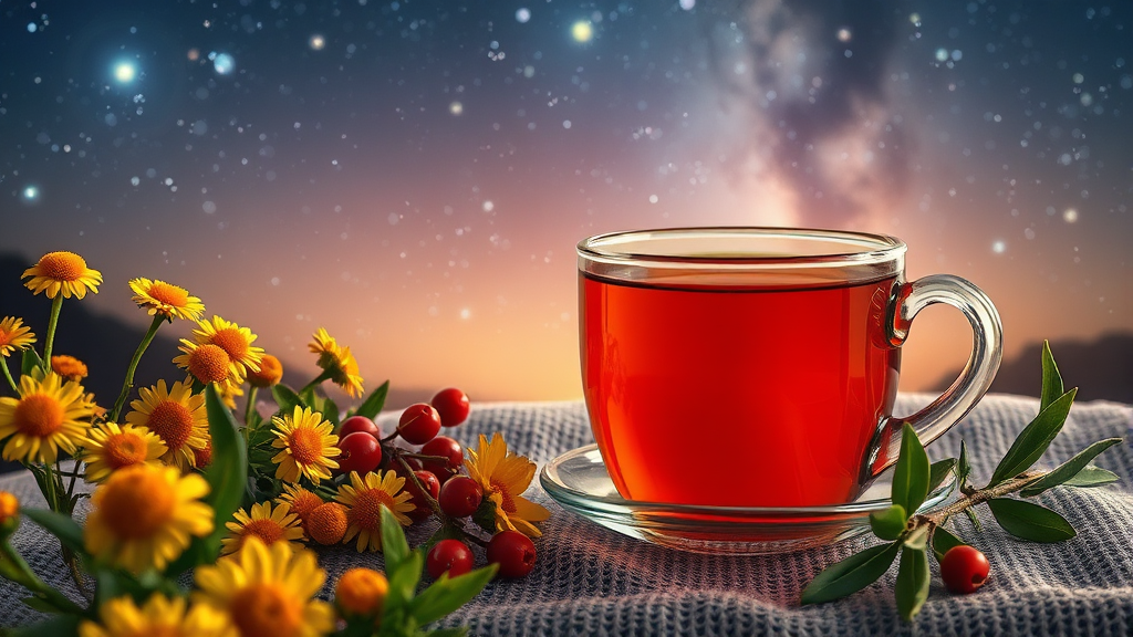 불면증 차, 맛있게 즐기는 방법과 레시피 (realistic 스타일)