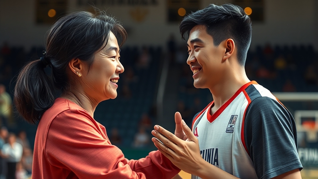 원더독스 활약과 김연경 감독 (realistic 스타일)