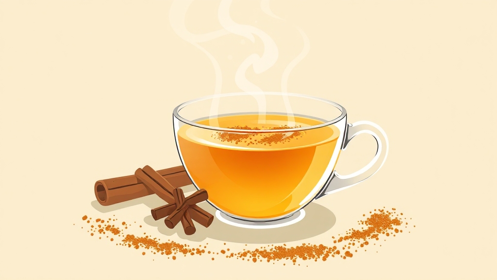계피가루 활용법: 요리 & 음료 (illustration 스타일)