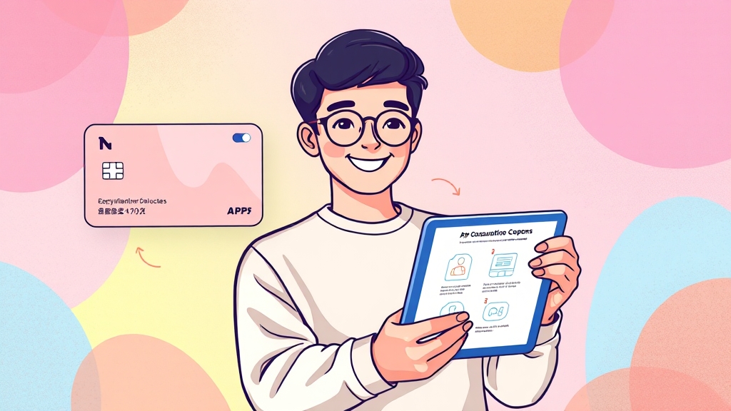 소비쿠폰 신청 방법 (일반 및 대리) (illustration 스타일)