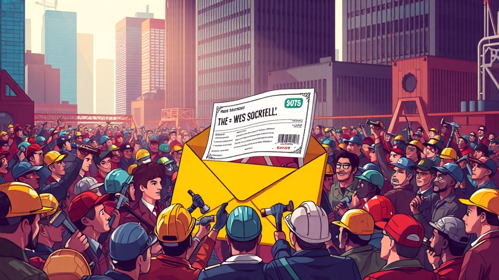 노란봉투법, 무엇이 문제인가? (cartoon 스타일)