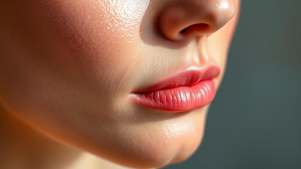 피부 진정 및 유수분 밸런스 (realistic 스타일)