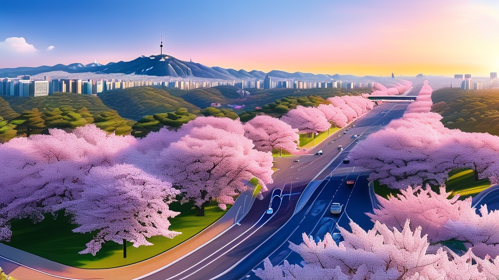 서울대공원 방문을 위한 교통 및 주차 정보 (realistic 스타일)