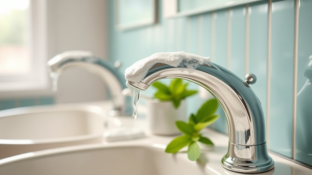 치약으로 수전 & 거울 광택 UP! (realistic 스타일)