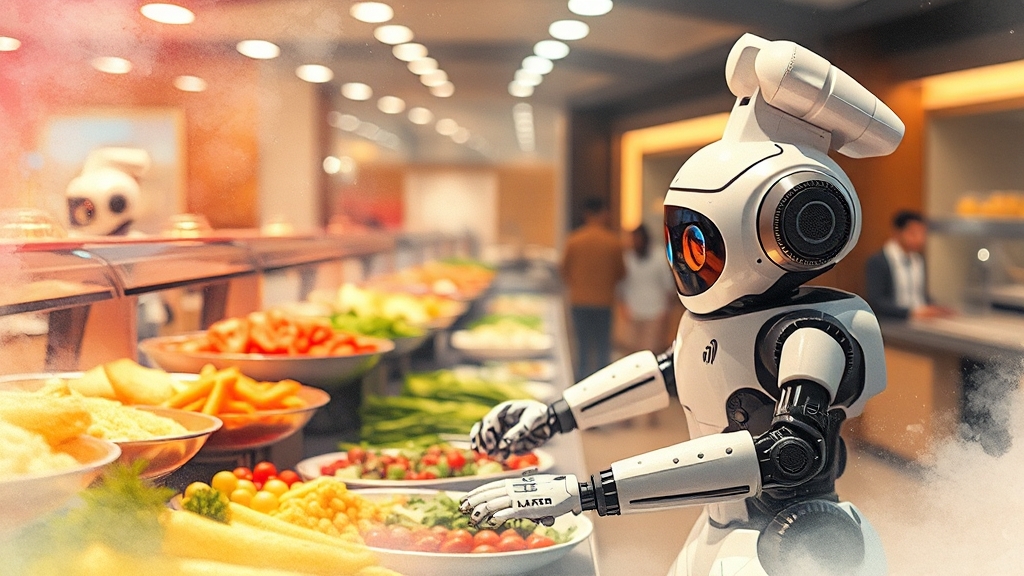 AI 기반 운영 효율 극대화 (watercolor 스타일)