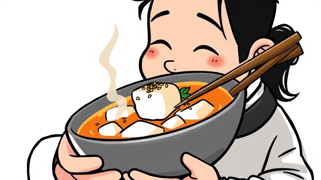 ‘흑백요리사’ 출연과 우승 (cartoon 스타일)