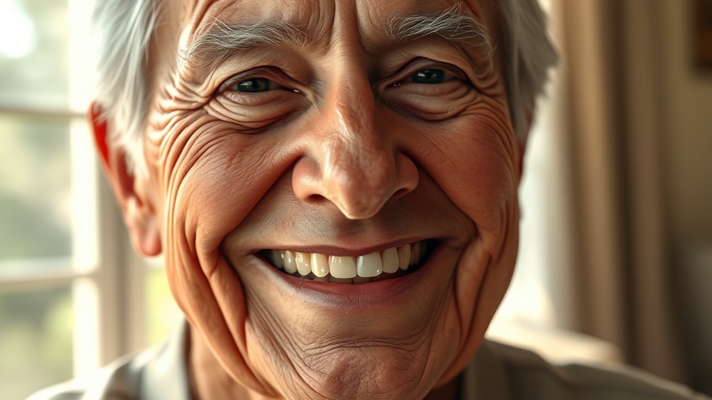 노년층 임플란트, 이것만은 꼭 확인하세요 (realistic 스타일)