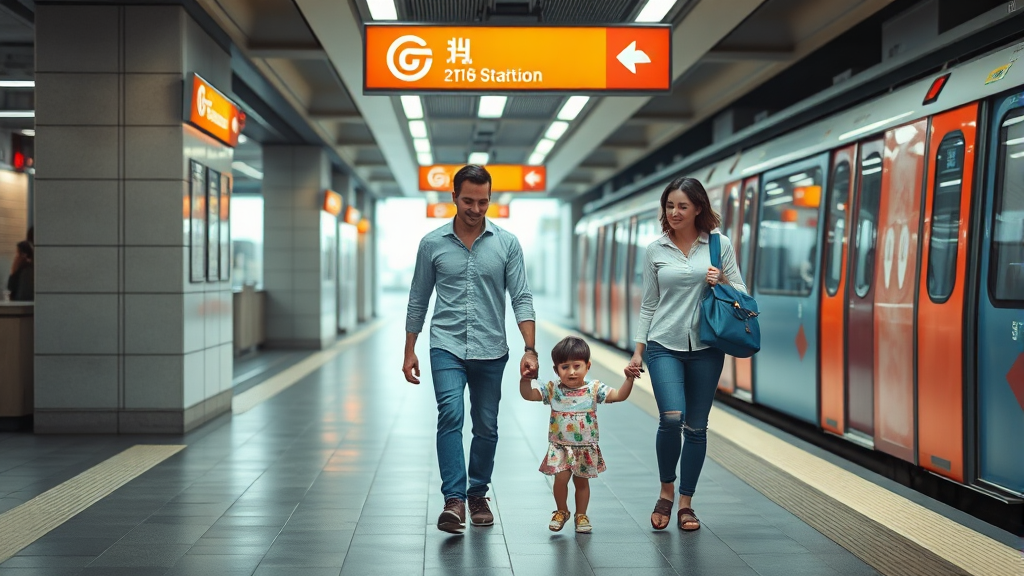 교통 및 교육 환경 (realistic 스타일)