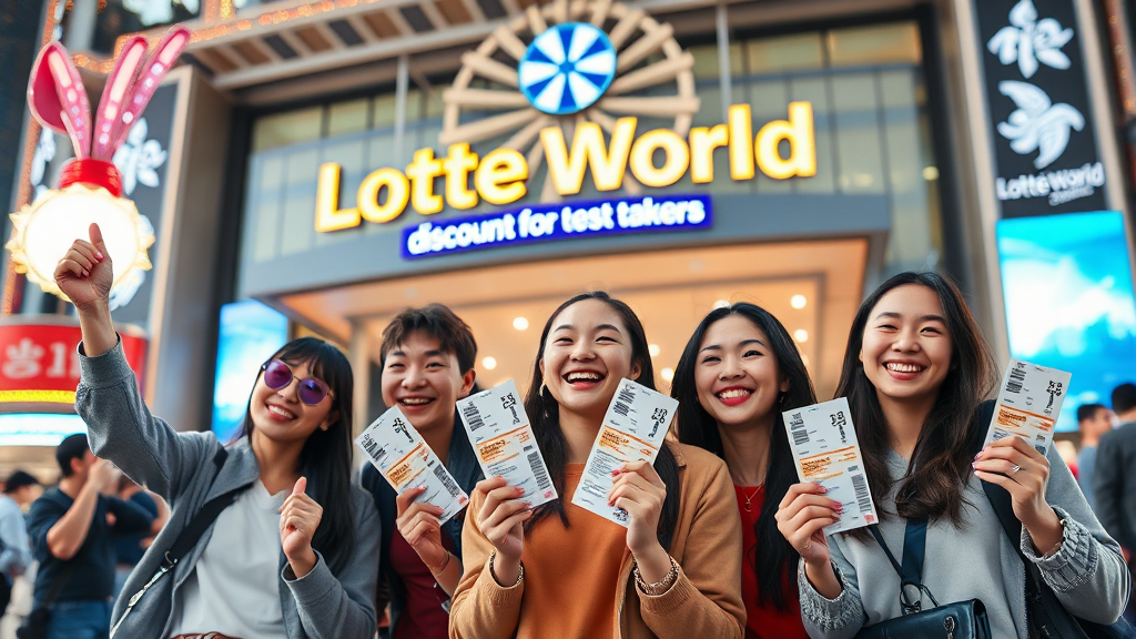 롯데월드 할인, 이것만은 꼭 확인하세요 (유의사항) (realistic 스타일)