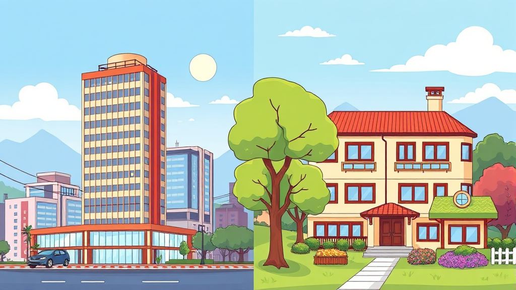 실버타운 비용, 무엇이 가격을 결정할까? (cartoon 스타일)