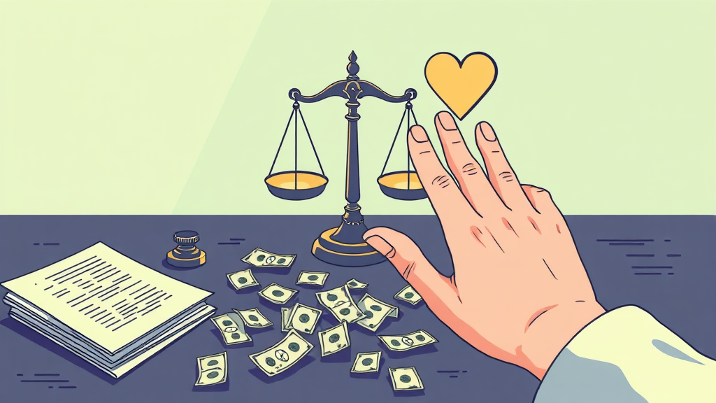 선임 비용, 어떻게 결정될까? (illustration 스타일)