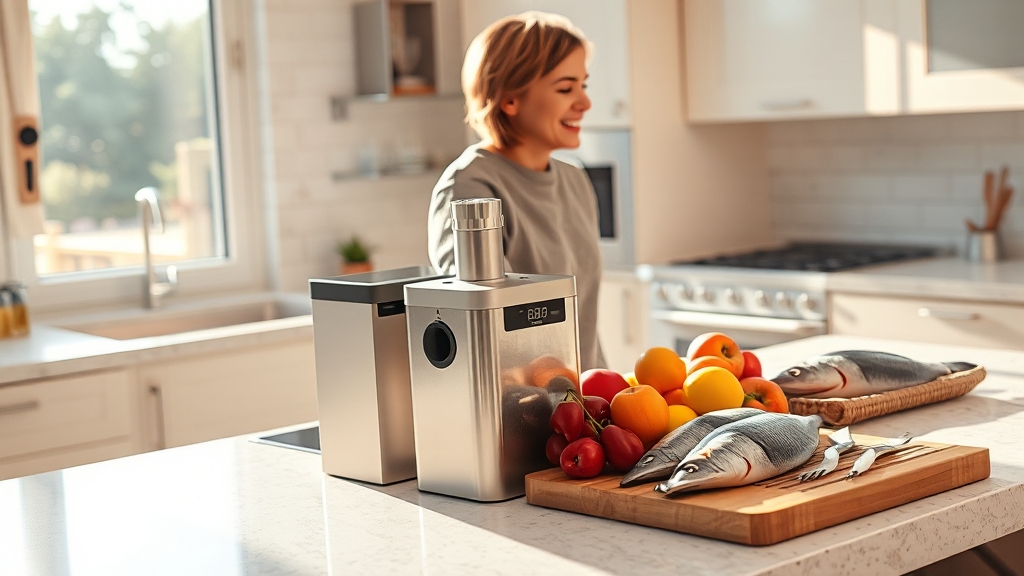 쿠쿠 음식물 처리기의 장점 (realistic 스타일)