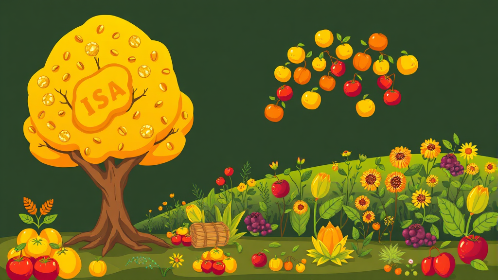 ISA 계좌 활용 전략 (cartoon 스타일)