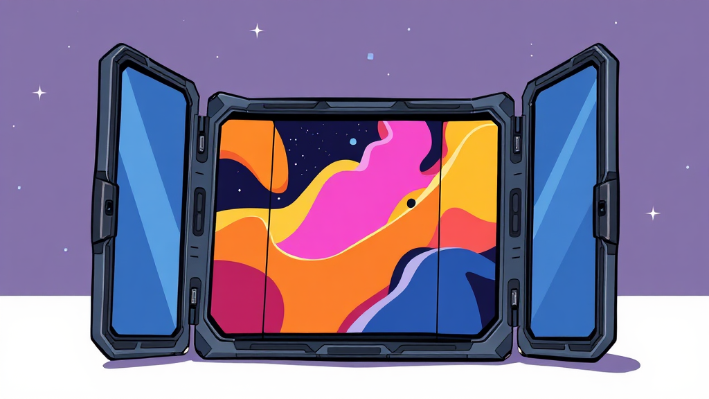 아름다움과 강인함의 조화 (cartoon 스타일)