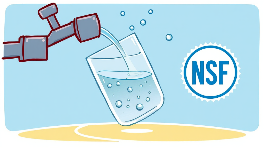 NSF 인증, 무엇일까요? (cartoon 스타일)