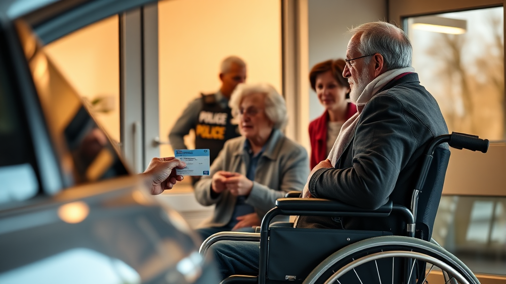 가족이 대신 신청해 줄 수 있나요? (realistic 스타일)