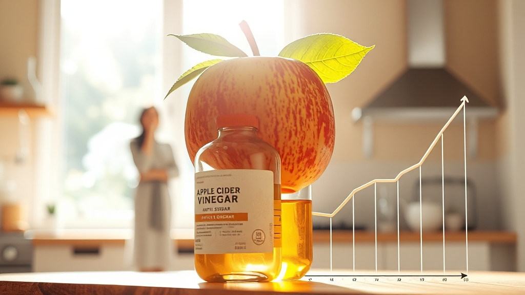 사과식초 효능 (realistic 스타일)