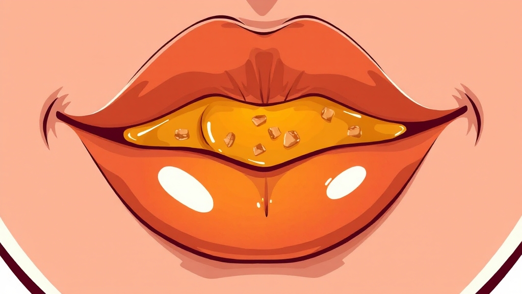 바세린 입술팩 사용 꿀팁 (cartoon 스타일)