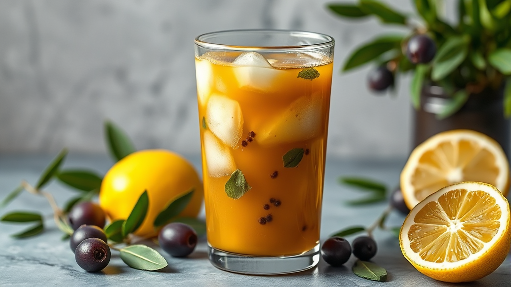 해독 주스 보관 및 섭취 가이드 이미지