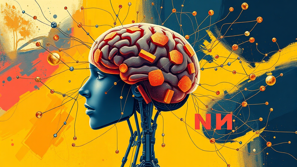 뇌경색 후유증과 재활 치료 (illustration 스타일)