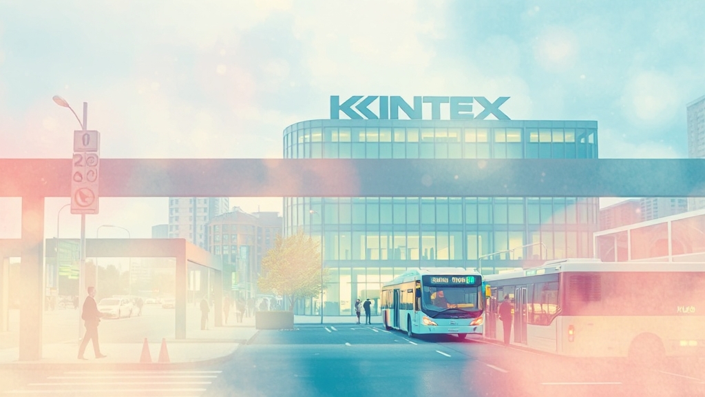 킨텍스 교통 정보 (watercolor 스타일)