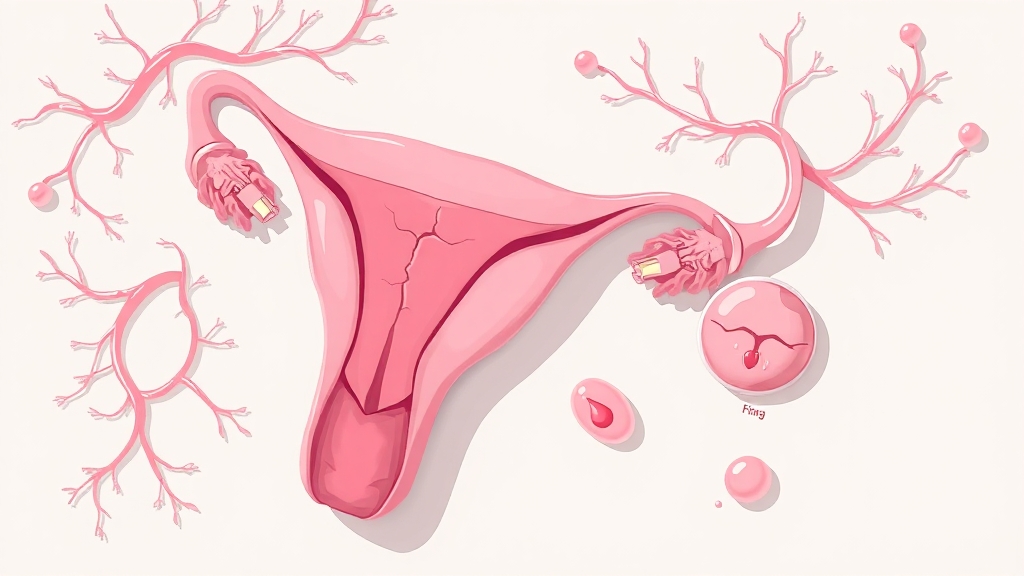 배란혈, 무엇일까요? (illustration 스타일)