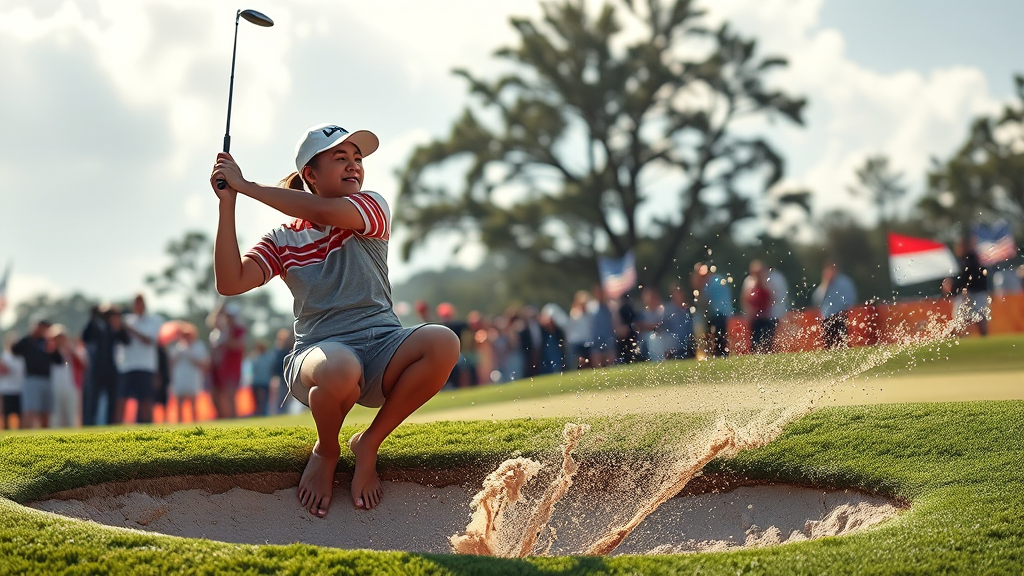 박세리 단장의 골프 인생 (realistic 스타일)