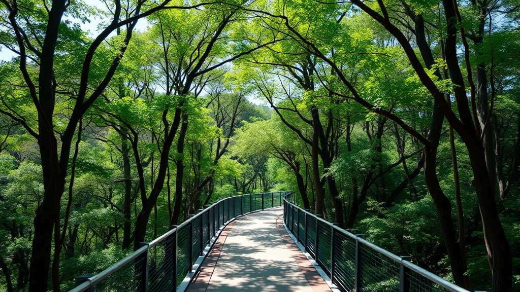 지하철 이용 시: 어린이대공원역 & 군자역에서 출발 (realistic 스타일)