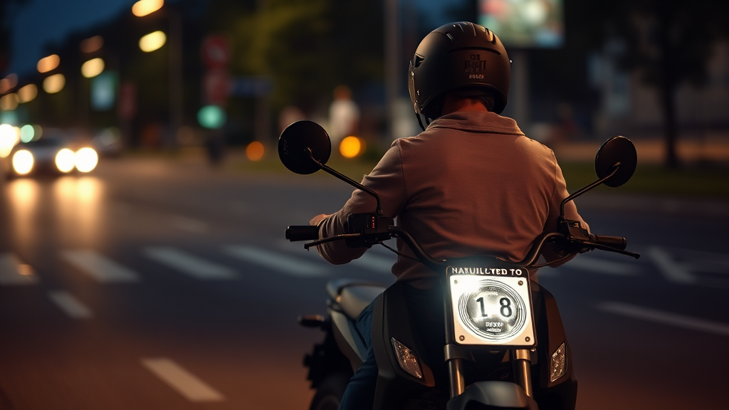 개인형 이동 수단, 규제 강화! (realistic 스타일)