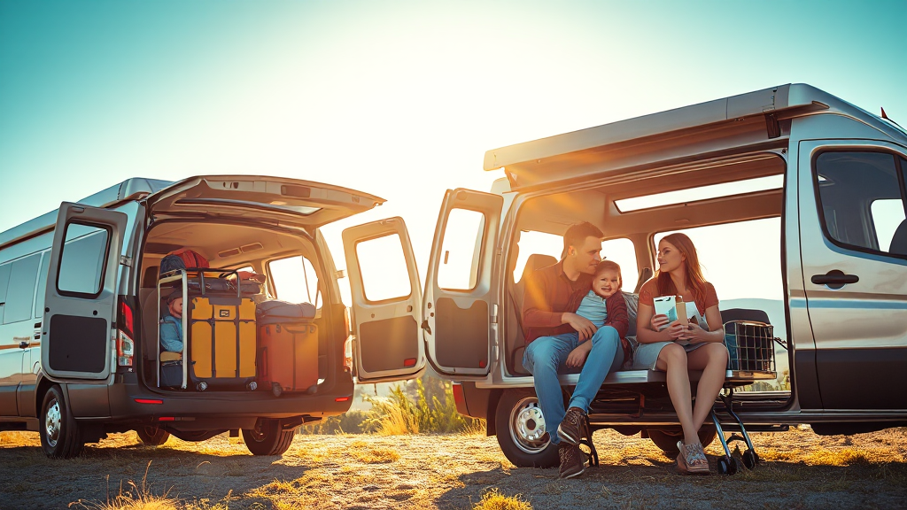 PV5 카고 및 패신저 모델 비교 (realistic 스타일)