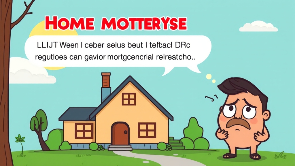 주택담보대출 한도 결정 요인 (cartoon 스타일)