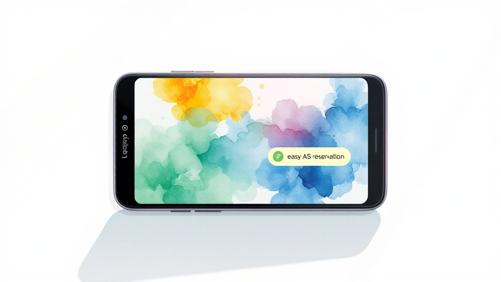 LG ThinQ 앱으로 AS 예약하는 완벽한 방법 (watercolor 스타일)