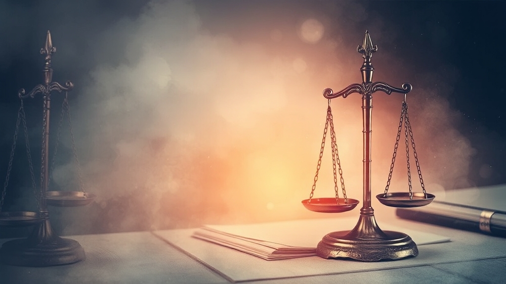 형사/민사 소송 및 합의 (watercolor 스타일)