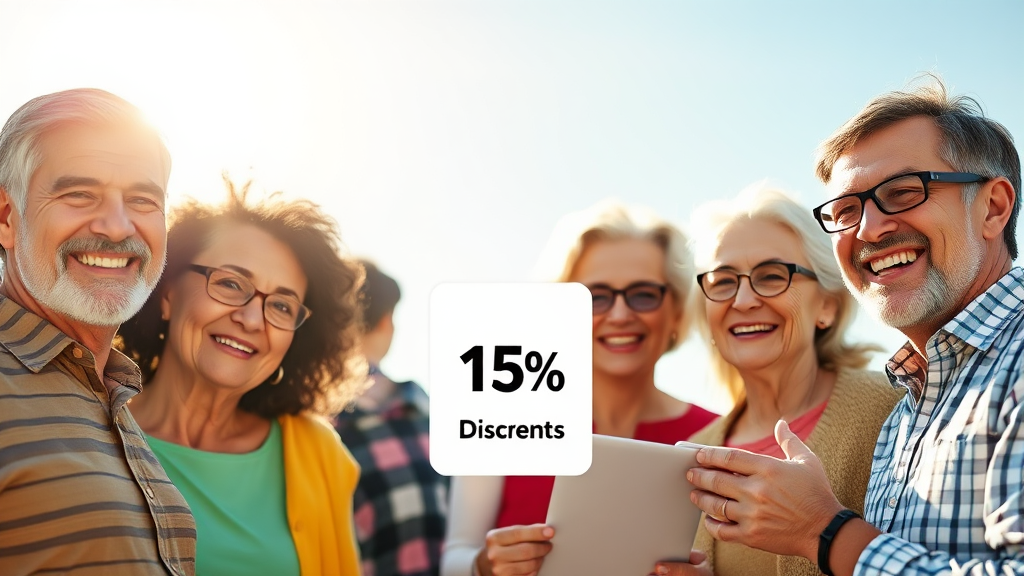 2025년 복지할인 대상 및 조건 (realistic 스타일)