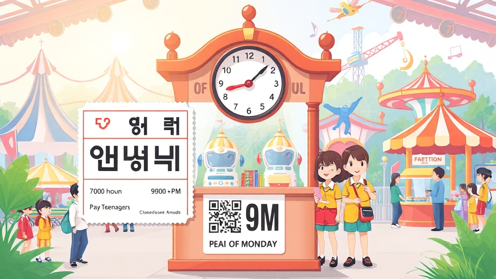 입장료 및 운영 시간은? (cartoon 스타일)