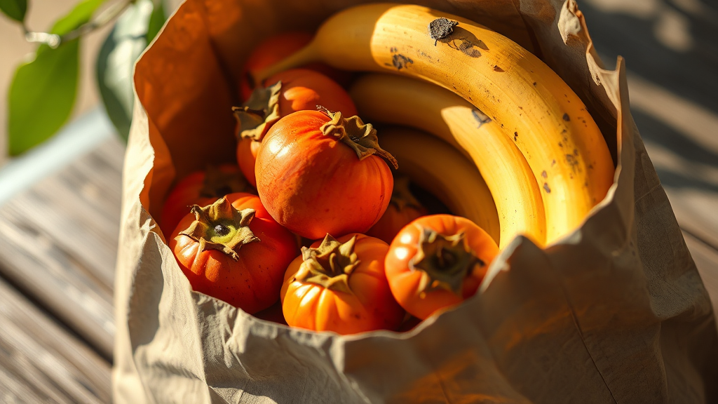 홍시, 더 빨리 만드는 방법 (realistic 스타일)