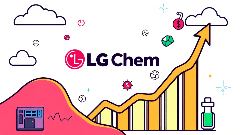 투자 전략: 금리 변화에 따른 LG화학 대응 방안 (cartoon 스타일)