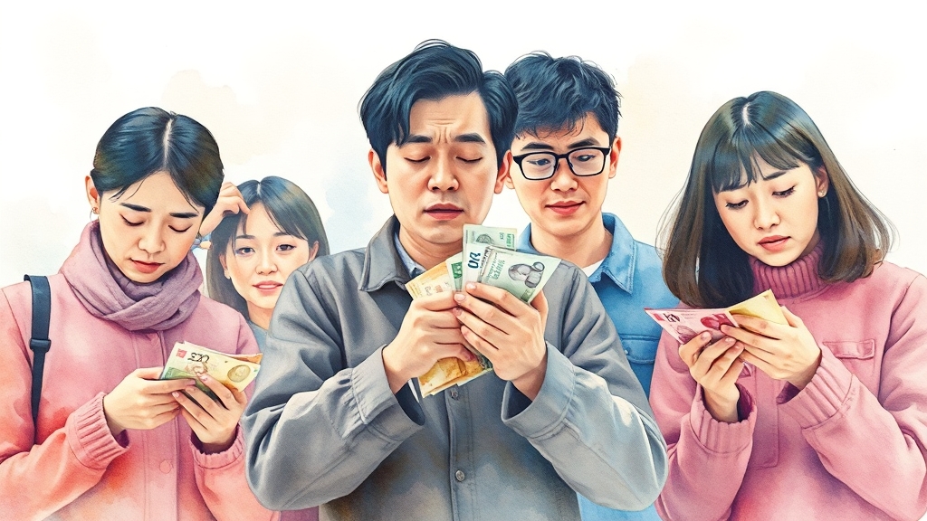 기대와 우려, 국민 여론은? (watercolor 스타일)