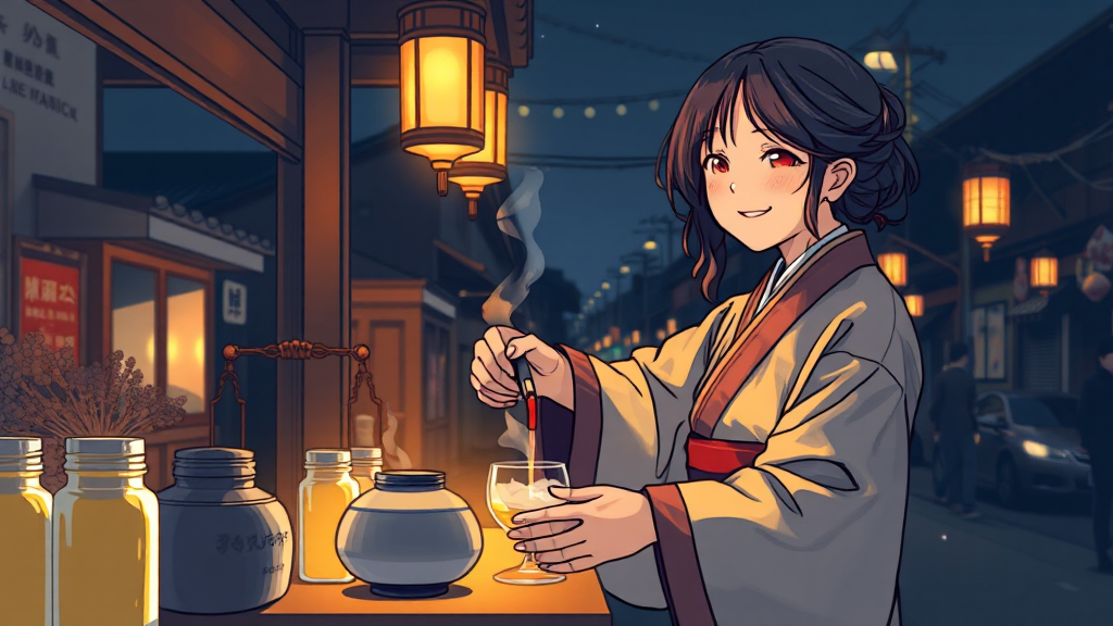 매력적인 주요 등장인물 (illustration 스타일)