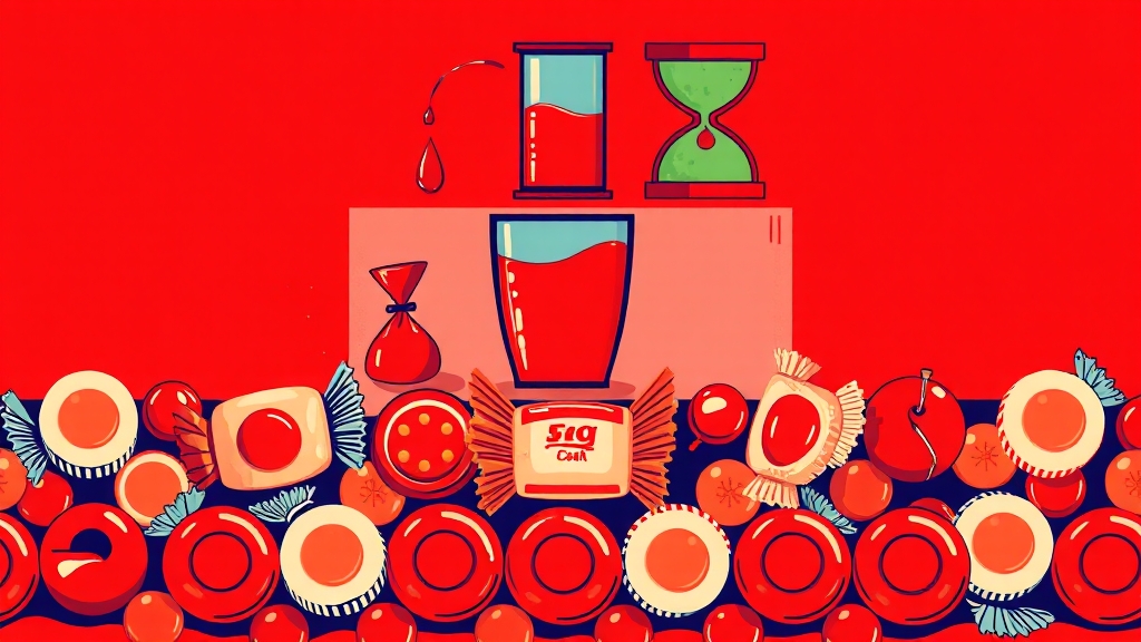 빈혈을 악화시키는 음식은? (popart 스타일)