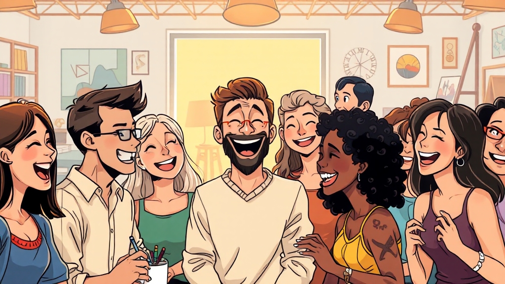 ESFP 남자 직업 및 적성 (cartoon 스타일)