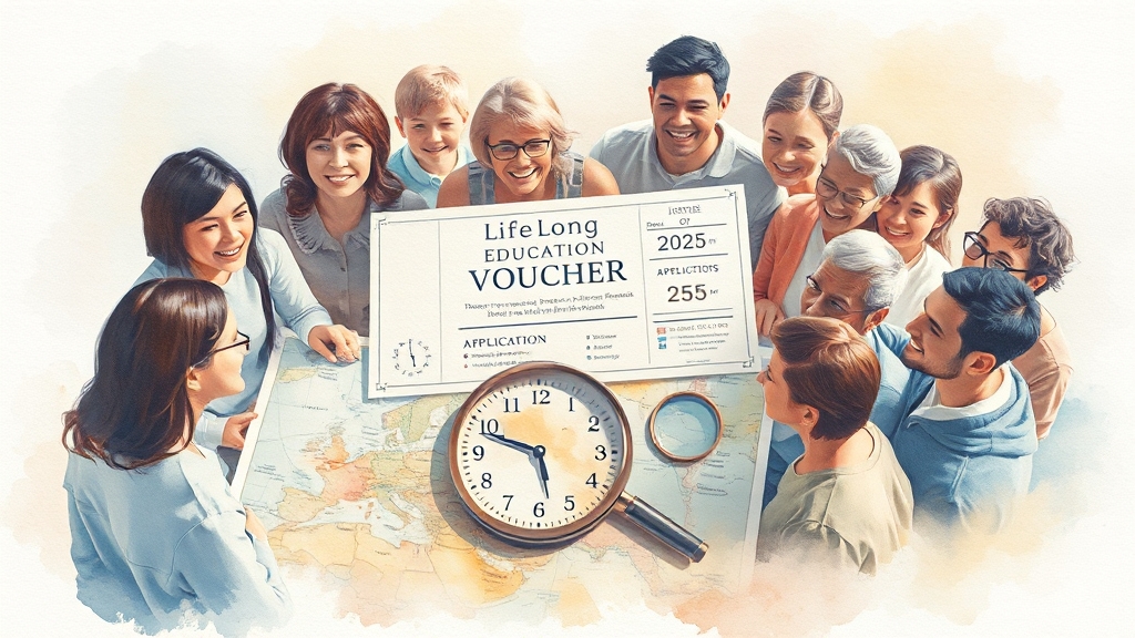 2025년 신청 기간과 지역별 절차 (watercolor 스타일)