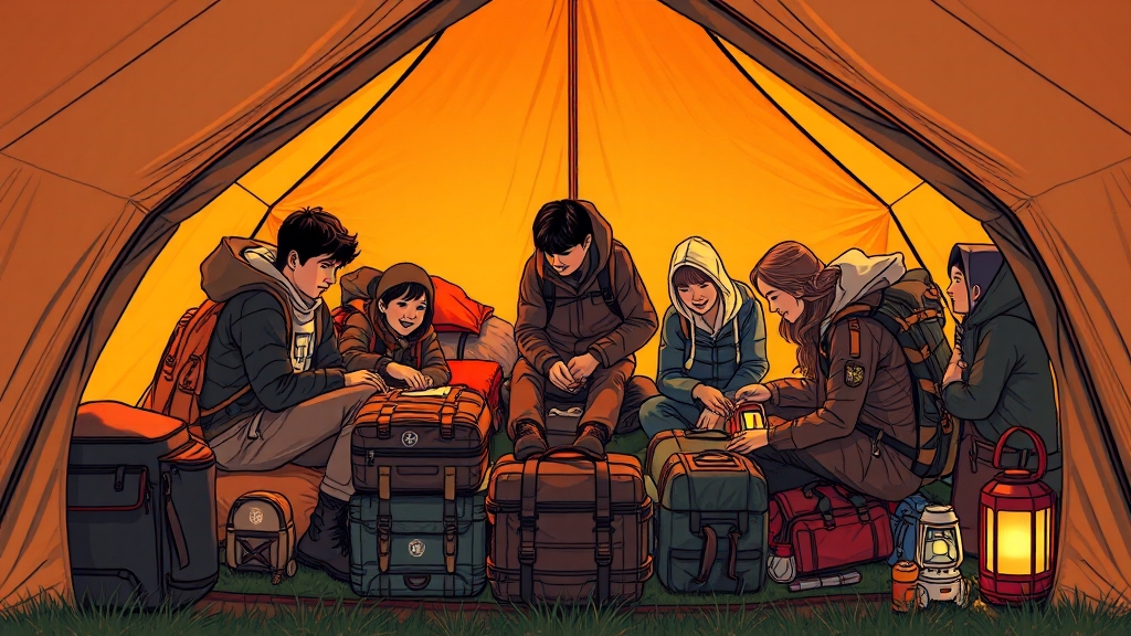 내부 공간 및 활용 팁 (illustration 스타일)