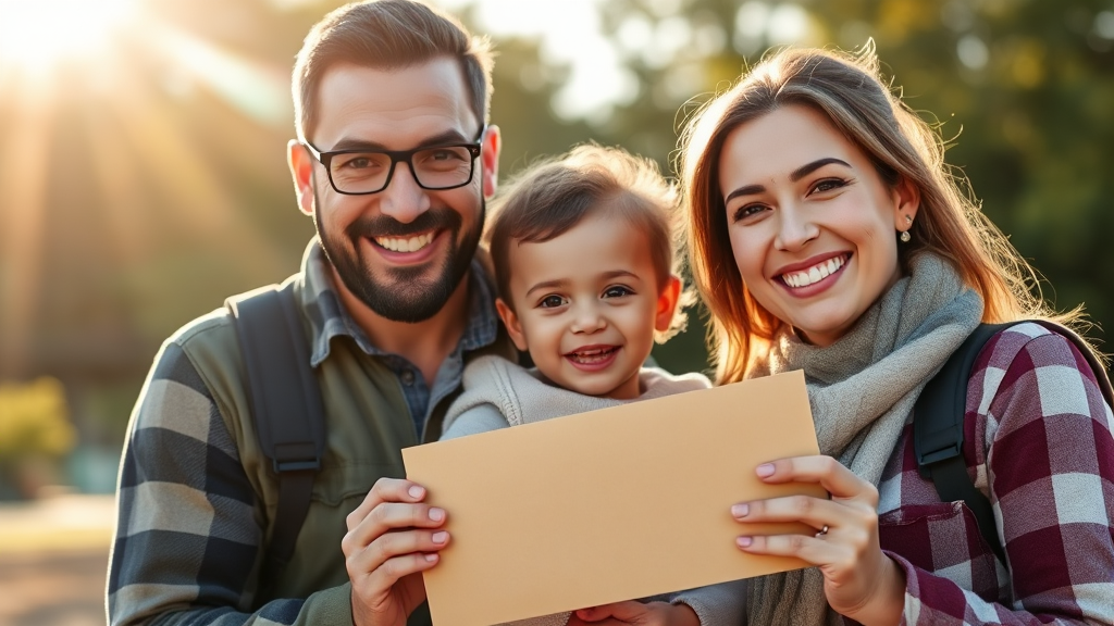 자녀장려금 지급 시기 및 예상 금액 확인 (realistic 스타일)